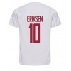Herren Fußballbekleidung Dänemark Christian Eriksen #10 Auswärtstrikot WM 2022 Kurzarm